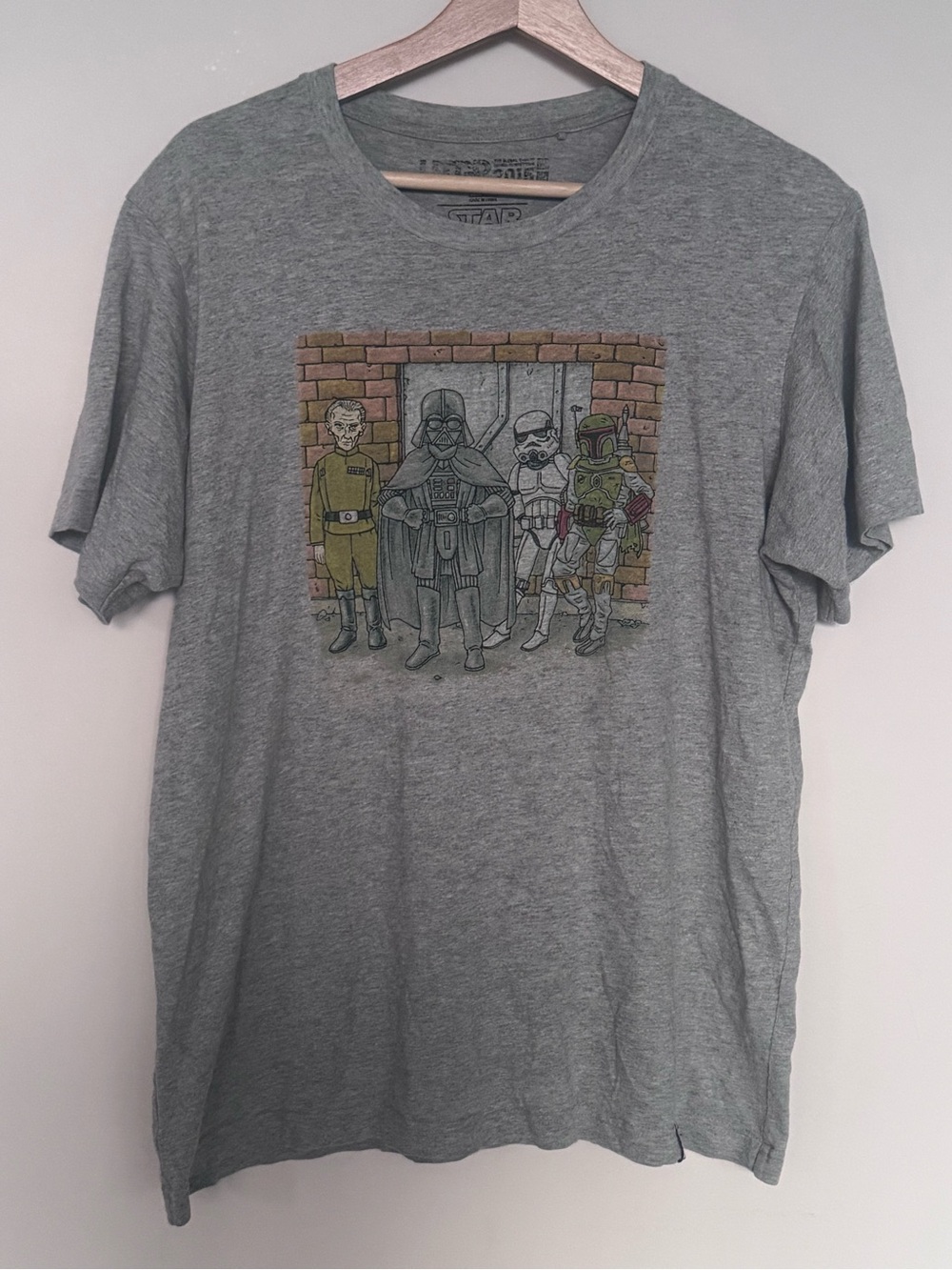 Star Wars x Uniqlo 2015 UTGP Graphic Men's T-Shirt - Heather Gray Size Large